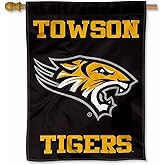 Towson Tigers Wordmark Double Sided House Flag