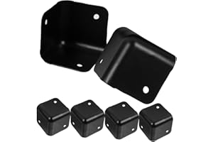 WOONEKY 6pcs Metal Speaker Cabinet Corner Protectors Iron Collision Safety Guards Anti-Skid Sound Box Edge