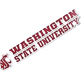 Desert Cactus Washington State University Sticker Cougars Name Logo Vinyl Decal Laptop Water Bottle Car Scrapbook (8 Inch Sticker)