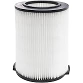 Replacement for VF4000 Ridgid Shop Vac Filter, Standard H13 HEAP Filters | 1 Pack Rigid Shop Vac Filters, Compatible with Ridgid 5-20 Gallon Wet Dry Vacuums, Husky 6-9 Gallon Vacs &amp; Craftsman Vacs