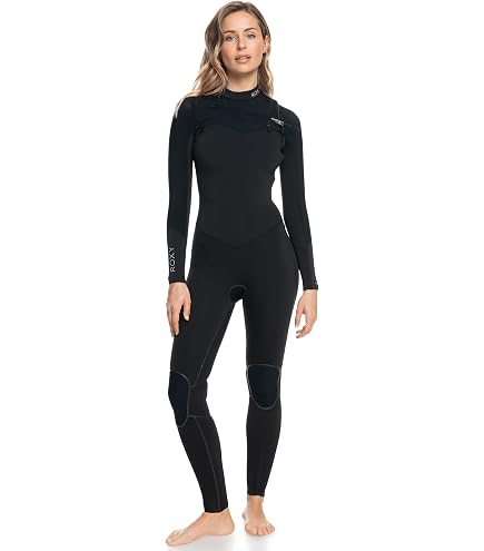 Amazon.com: Roxy Womens 3/2 Syncro+ Front Zip LFS Wetsuit - Black