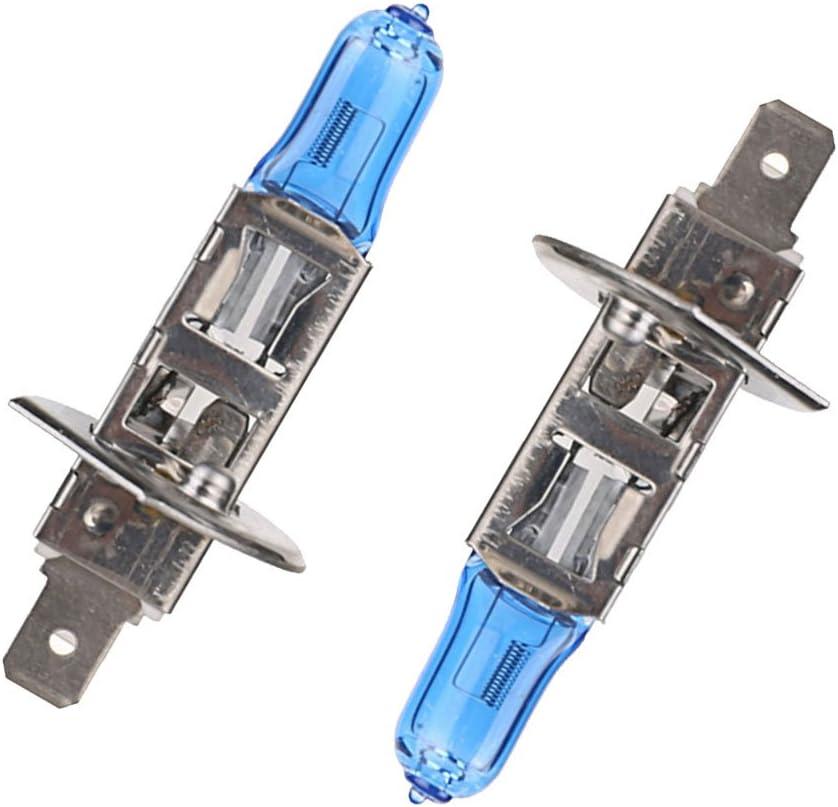Etopars 2 X Car Vehicle Bright H1 100W 6000K Xenon Gas Halogen Headlight White Light Lamp Bulbs
