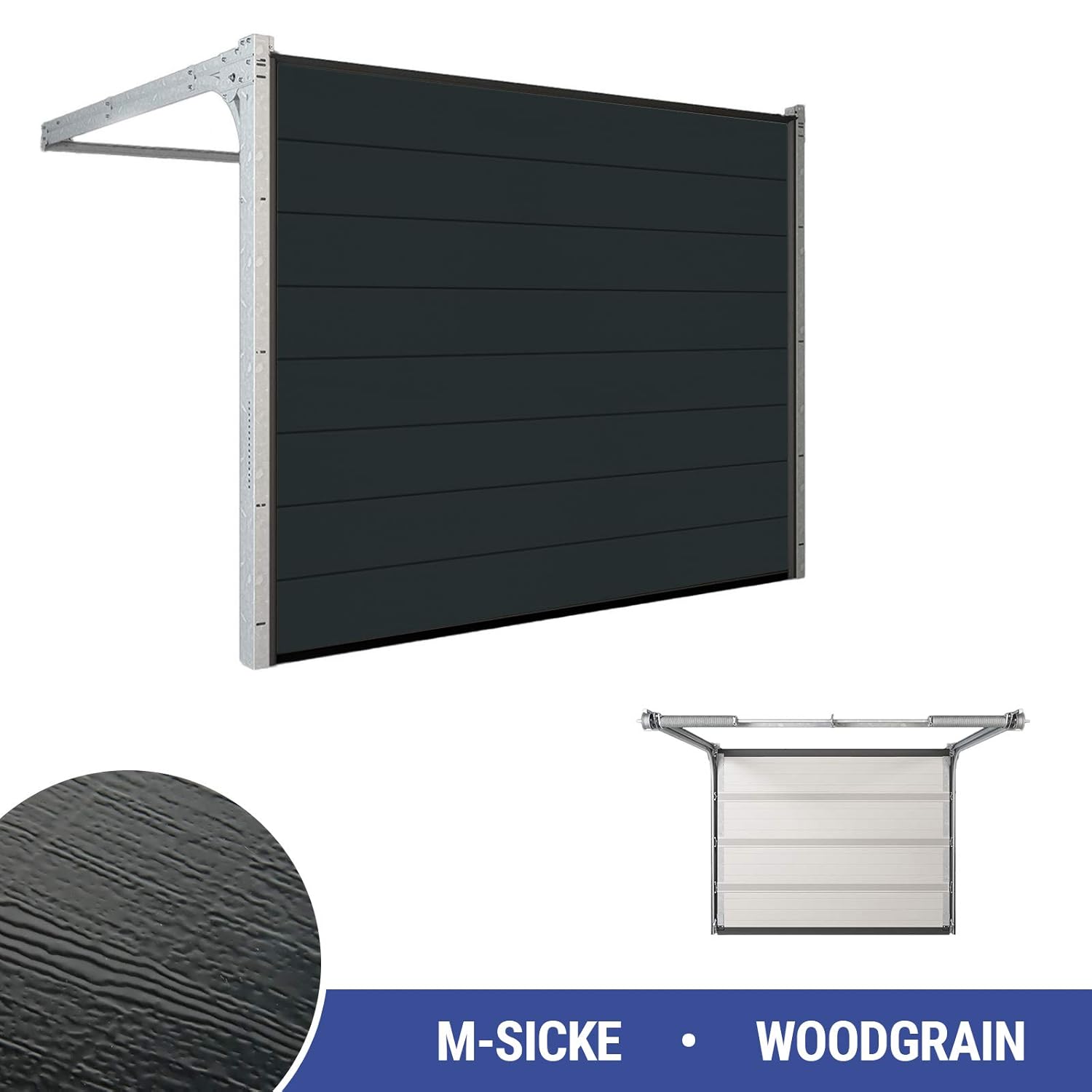 HORI reg Garagentor Mit Antrieb Und Handsender I Sektionaltor Ged auml