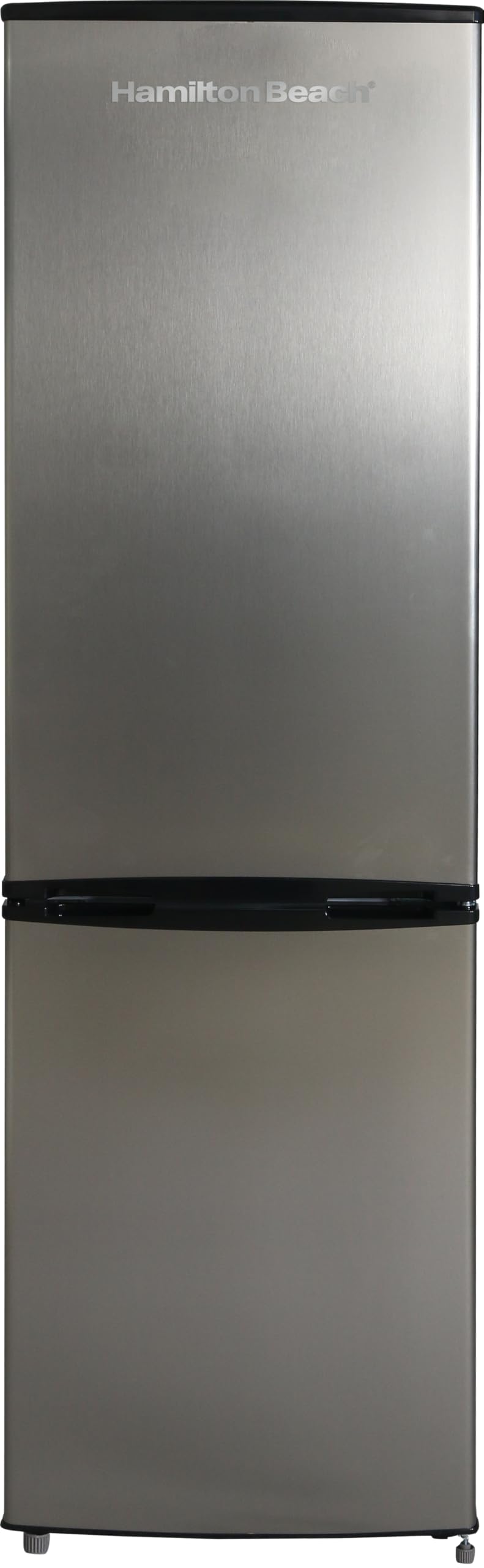 Photo 1 of HAMILTON BEACH Cubic Foot Fridge with Bottom Mount Freezer, 9.2 cu. ft, Stainless