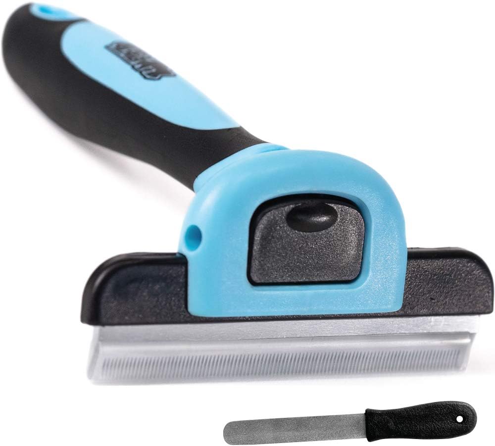 Gorilla Grip Premium Dog and Cat Grooming Brush and File, Pet