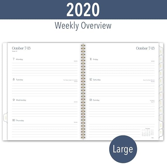 8 1 2 X 11 1414M 905A Academic Planner 2020 2021 Large Modern Chic 