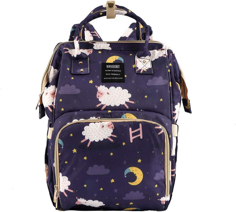 HALOViE Mochila para Pañales Mochila de Pañales y Biberones Bolsa de