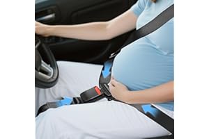 SHRANDI Pregnancy Bump Strap Adjuster for Seat Comfort,Lock-Type Strap-Seat Adjuster for Protecting Belly of Mothers and People in Abdominal Discomfort