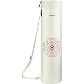 Gonex Yoga Mat Bag, Yoga Mat Carrier Full-Zip Exercise Yoga Mat Carry Bag for Women Men with 2 Multi-Functional Storage Cargo Pockets Extra Wide Adjustable Shoulder Strap