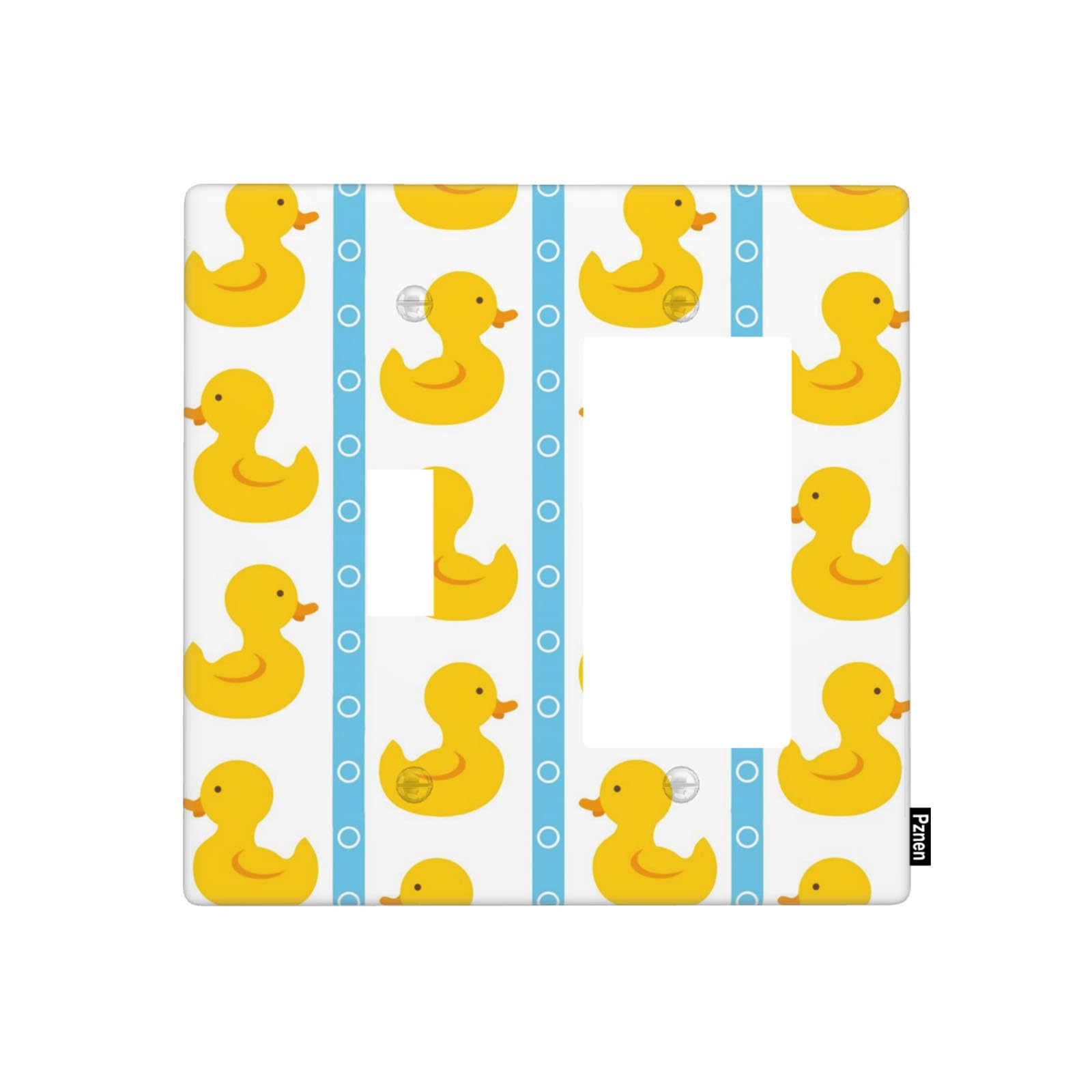 Pznen 2-Gang 1 Toggle/1 Decorator or Rocker Wall