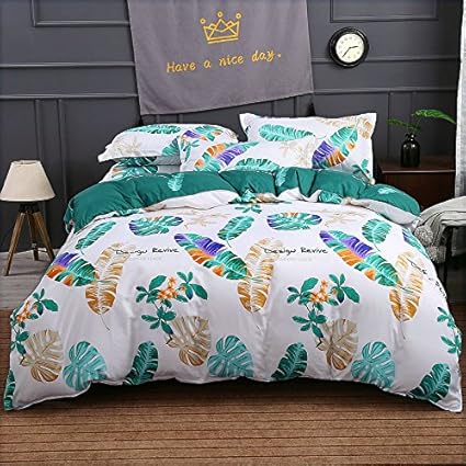 Amazon Com Bedding 4 Pieces Duvet Cover Set Duvet Cover Without