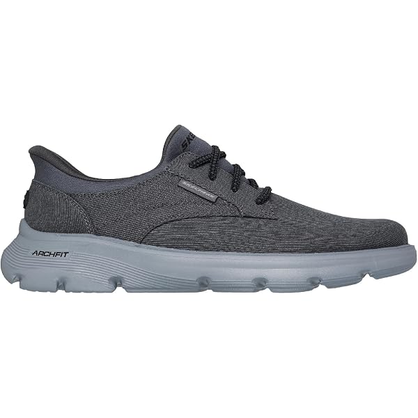SKECHERS SLIP-INS GARZA BRENT MEN\'S SLIP ON SHOES SIZE 9.5 CHARCOAL Skechers Slip-ins: Garza - Gervin main image 4
