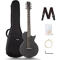 Amazon.com: Enya Nova Go Carbon Fiber Travel Acoustic Guitar | 1/2 