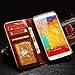Note 3 Case, Galaxy Note 3 Case, Joopapa Galaxy Note 3 Luxury Fashion Pu Leather Magnet Wallet Flip Case Cover with Built-in Credit Card/ID Card Slots for Samsung Galaxy Note 3 N9000 (Brown)