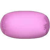 FABSKIY Squishy Neck Pillow, 7Inch x 12Inch Soft Travel Body Bed Pillow Bean Pillow for Kids Adult Chair Sleeping Car Seat, Fun Dormroom (Purple)