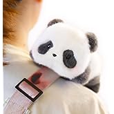52TOYS Panda Roll Lying Down Stuffed Animal Plush Toy - Shoulder Panda with Soft and Adorable Design, Perfect for Cuddling, Display, and Unique Posing, Ideal Gift for Panda Enthusiasts