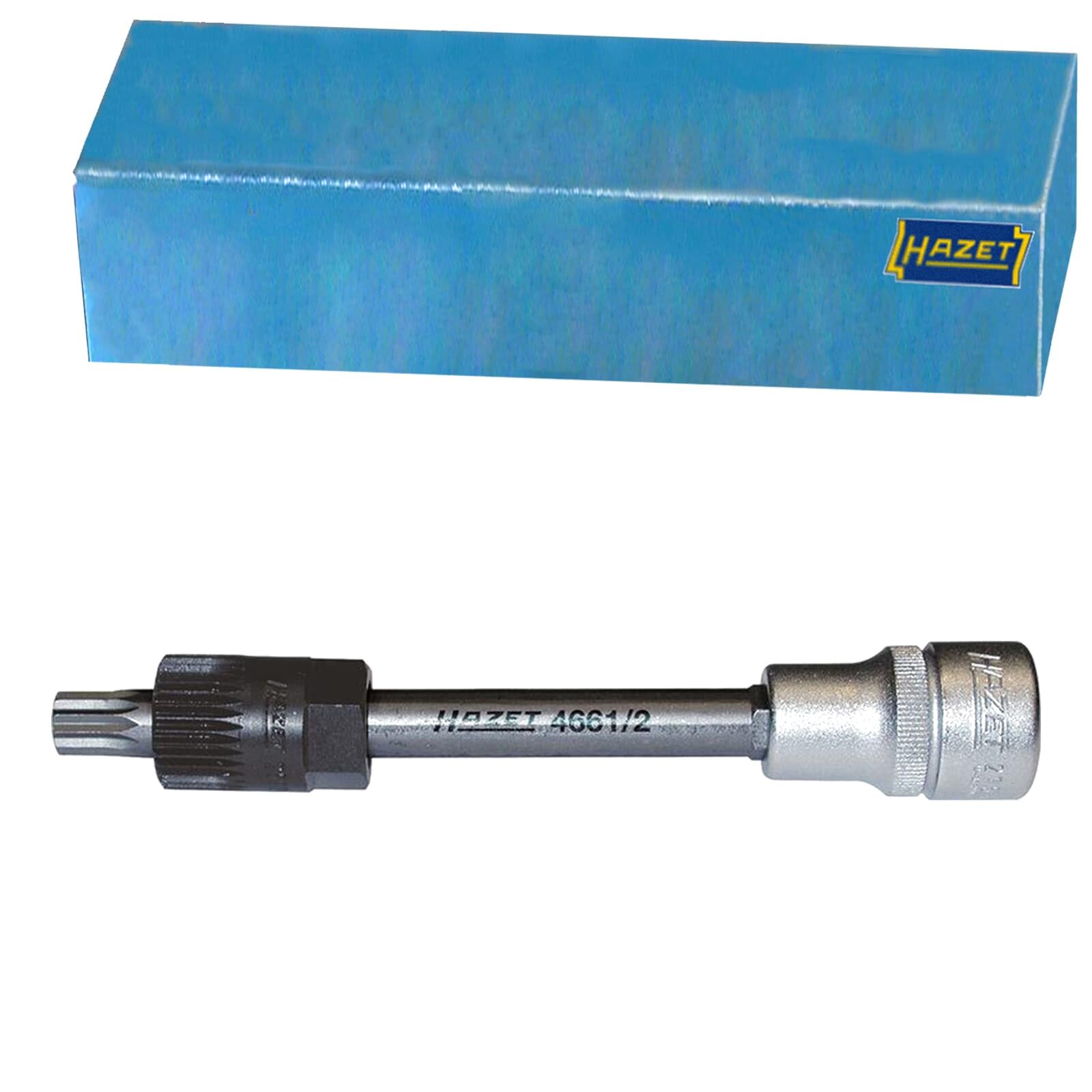 HAZET 4641/2 140 mm Internal Serration Profile XZN V-Ribbed Belt Pulley Tool - Multi-Colour