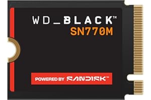 WD_BLACK SN770M 2TB M.2 2230 NVMeSSD - PCIe Gen 4.0, Speeds up to 5150 MB/s, for Handheld Gaming Devices and Compatible lapto