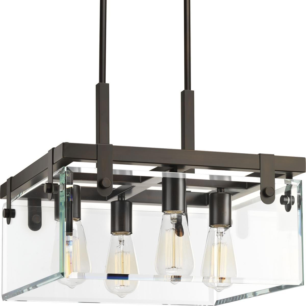 Progress Lighting P350090-020 Glayse Close-to-Ceiling, Antique Bronze: Home Improvement