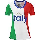 Women Soccer Jersey Sports Fans Outdoor Short Sleeve Soccer T-Shirts Athletic Slim Fit Tops