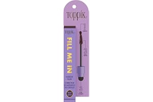 Toppik Fill Me In Hairline Filler, Hair Color Root Touchup, Hair Fibers Wand, Fills In Thinning Hairline, Hair Styling Product, 0.176 oz (5 g), Dark Brown