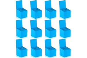 MOJIEZUO Raffle Box Donation Box for Fundraising, Ballot Cardboard Boxes with Slot for Ticket and Removable Header Charity for Collecting Business Card Voting Contes, 6 x 6 x 6 Inch