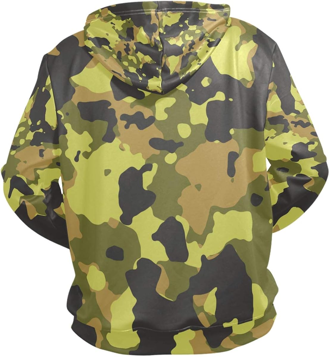 military print hoodie