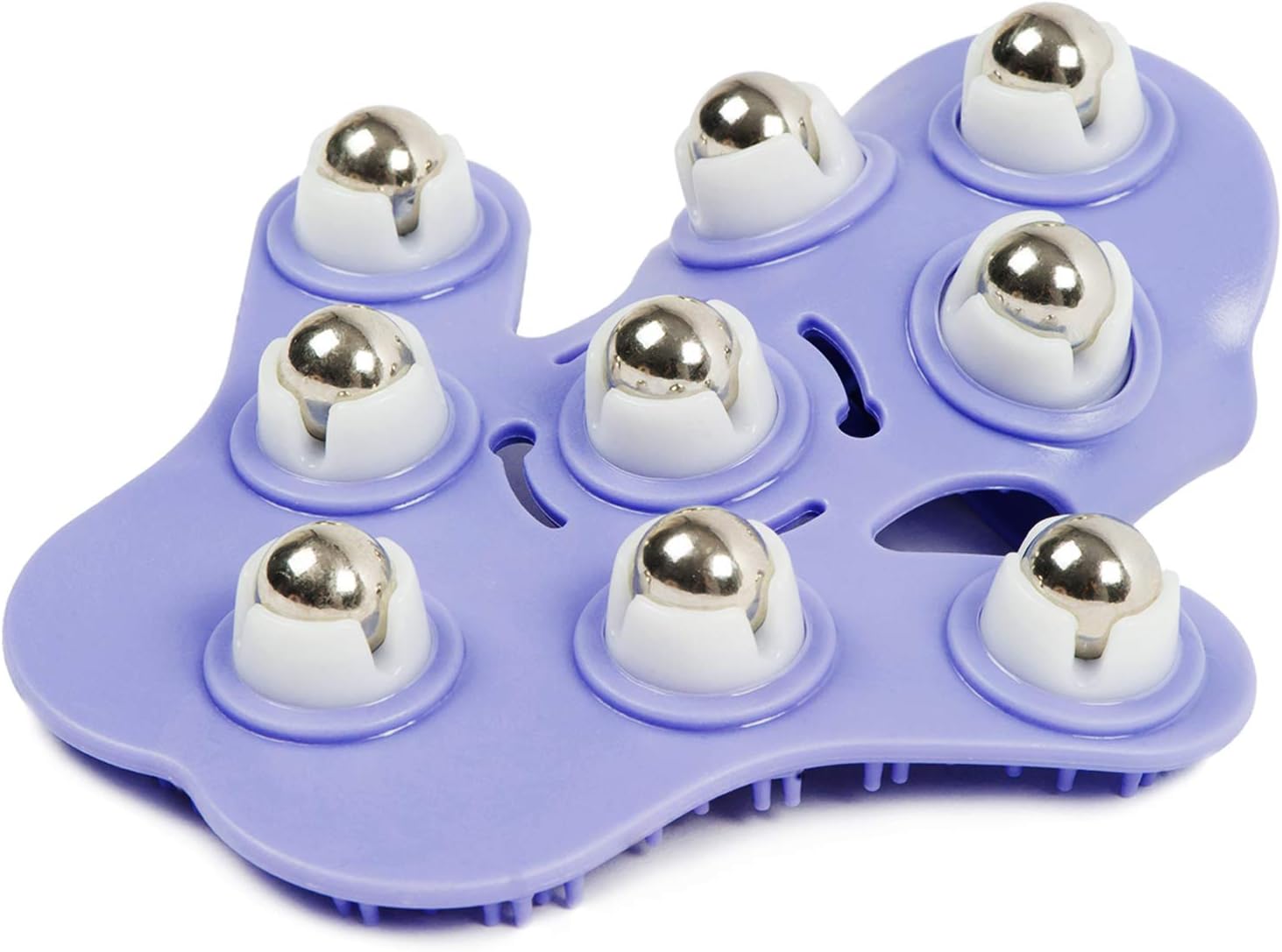 Glove Massager Palm Shaped Hand Massage Manual 9 360-degree-roller Mental Roller Ball Blue by Outton: Health & Personal Care