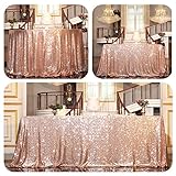 PartyDelight Sequin Tablecloth, Rectangular, 60