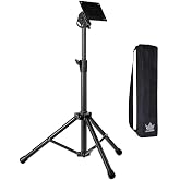 ULUOBO Electronic Drum Pad Stand for Percussion Sample Pads, Foldable, with Carry Bag (Black)