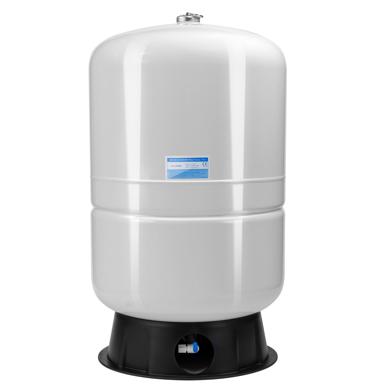 Photo 1 of iSpring 40 Gallon RO Tank, Pre-Pressurized Water Storage Tank for Reverse Osmosis RO Systems, Metal High Capacity RO Water Tank, Includes Tank Valve & Elbow, Model: T40M