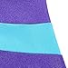 Gymnastics Leotard for Toddler Girls Sparkle Metallic Black Purple Athletic Dance Clothes Purple,4-5Y