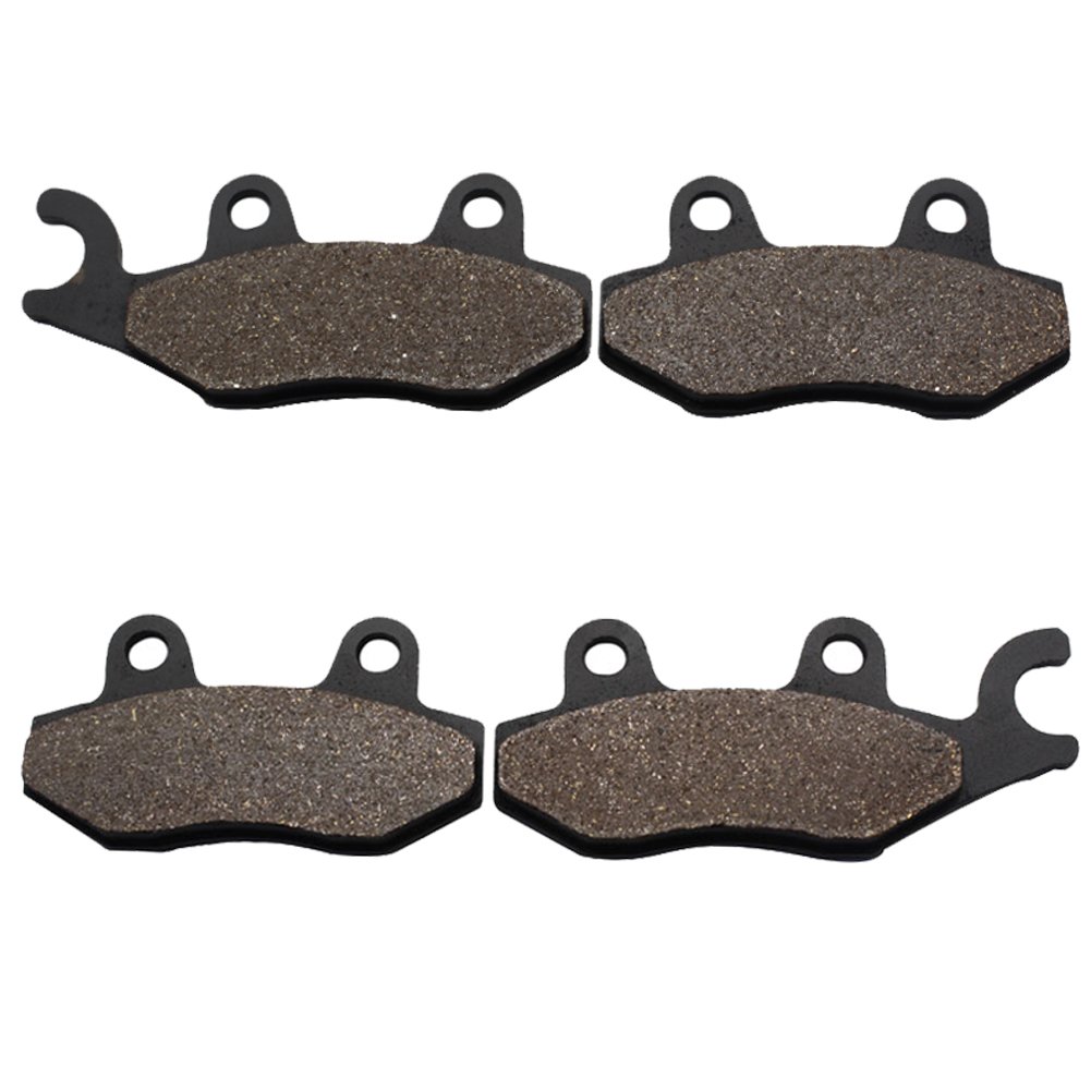 Cyleto Front Brake Pads for YAMAHA Raptor 700 YFM700 R 2006-2015 Rhino 700 YXR 700 Models/Steel Blue/4x4 2008-2013 Rhino 450 4x4 YXR/F 2004-2009