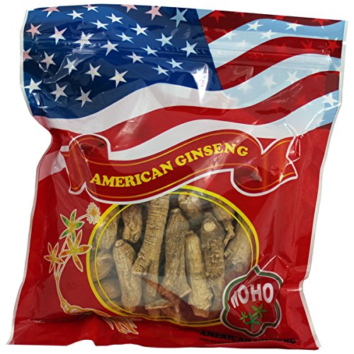 WOHO Cultivated American Ginseng - Large 1274 Slices, 4 Oz Box (Panax Quinquefolius)