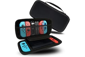 JDSZM Hard Carrying Protective Carrying Bag Case Game Card Storage Fit for 2025 New Nintendo Switch 2 and Accessories (Black)