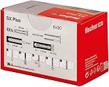 fischer SX Plus 6 mm x 30 mm Expansion Wall Plug Pack of 100 view 3