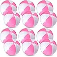 Chitidr 12 Pcs 16'' Beach Ball PVC Inflatable Ball Bulk Blow up Pool Balls for Swimming Pool Summer Hawaiian Tropical Theme Party Favors Decorations Favors Supplies