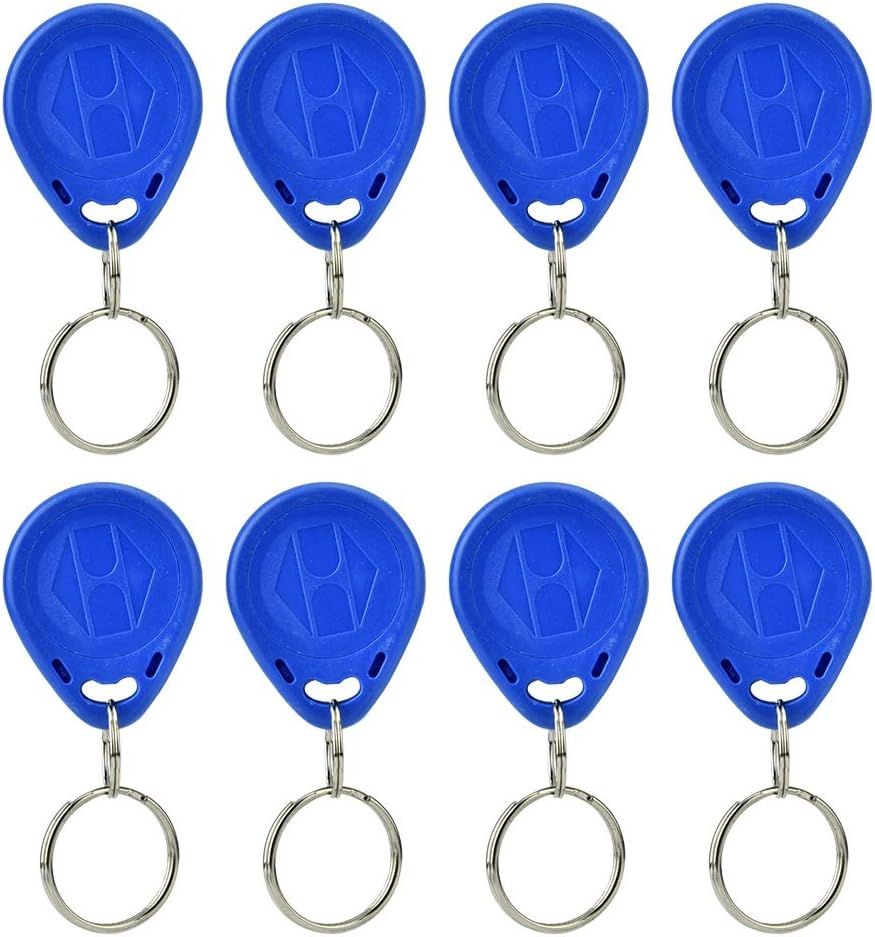 RFID Key Fob Proximity ID Card Token Tag Keypad Card for Door Entry Access Control System 125 kHz / 13.56 KHZ (ID/IC) (100pcs)(ID) - Image 5