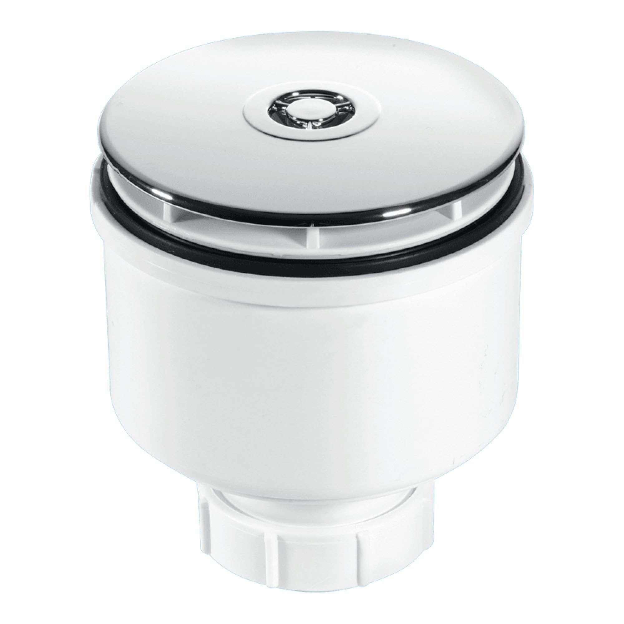 McAlpine 90mm x 50mm Shower Trap with 2" Outlet & Removable Flange - ST90CB10-V