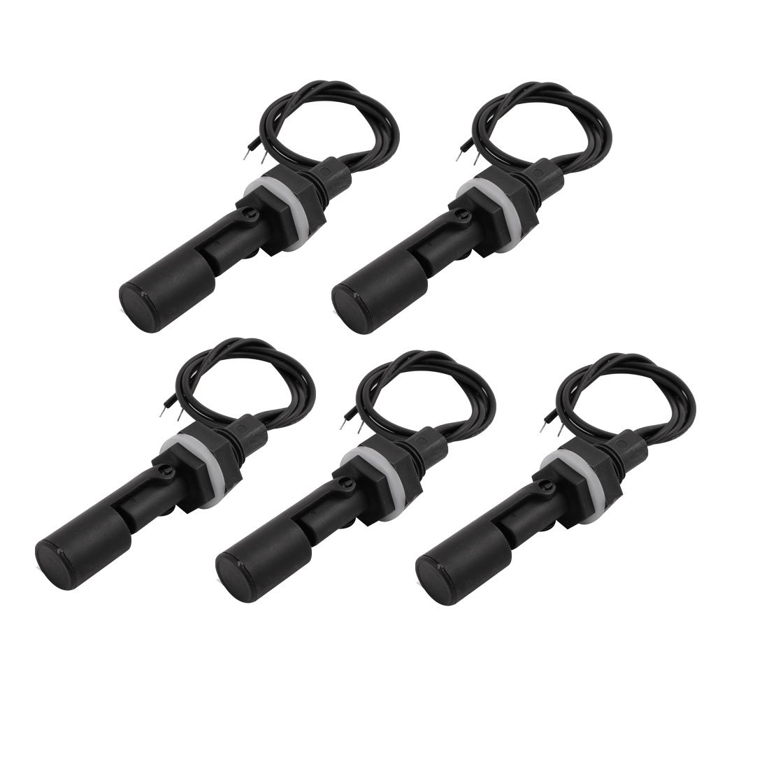 Sourcingmap 5Pcs DC0-110V 0.5A Tank Pool Water Level Liquid Sensor Side Mount Float Switch