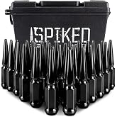 Mishimoto Spiked Lug Nuts, M14x1.5, 32-PC Set, Black