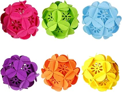 Download Amazon Com Lioobo 6pcs Diy Felt Christmas Flower Flower 3d Puzzle Lantern Xmas Tree Hanging Ornament For Kids Xmas Holiday Craft Supplies Size L Pattern 2 Health Personal Care