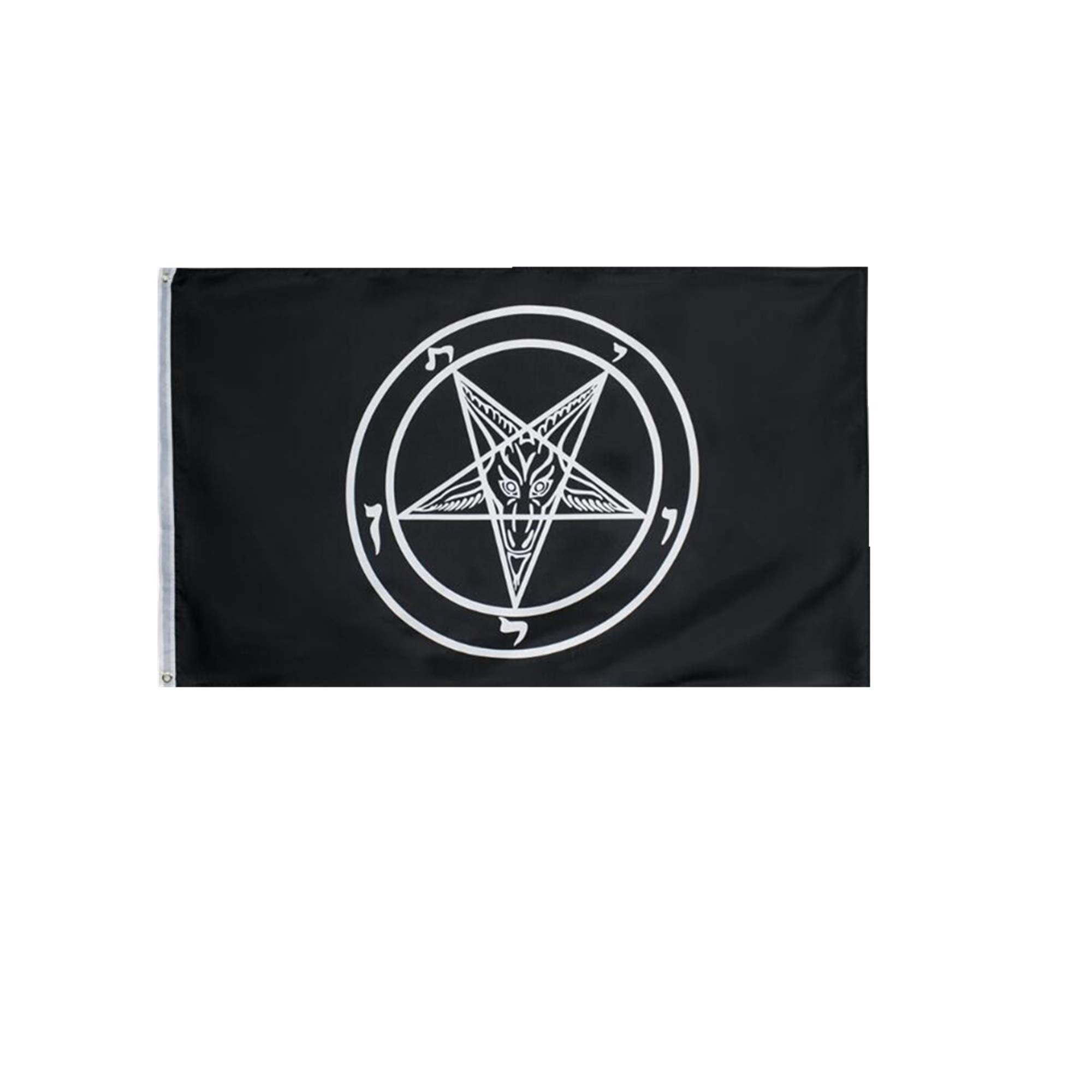 PinkDisplay Church of Satan flags 3x5ft(90x150cm) eyelets and double stitches