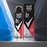 Sure Men 96H Antiperspirant Body Spray Sport Active 150ml Pack of 6 Fresh Odour view 3
