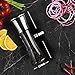 T·G·Y Salt and Pepper Grinder Set Tall Salt and Pepper Shakers Adjustable Stainless Steel Pepper Mill Salt Mill