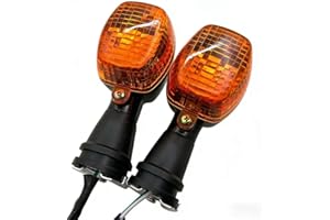 Yecnecty 1 Pair Front Motorcycle Turn Signal Light Flashers Bulb Motorbike Yellow Indicator For kawasaki ZXR250 ZXR400 ZXR750