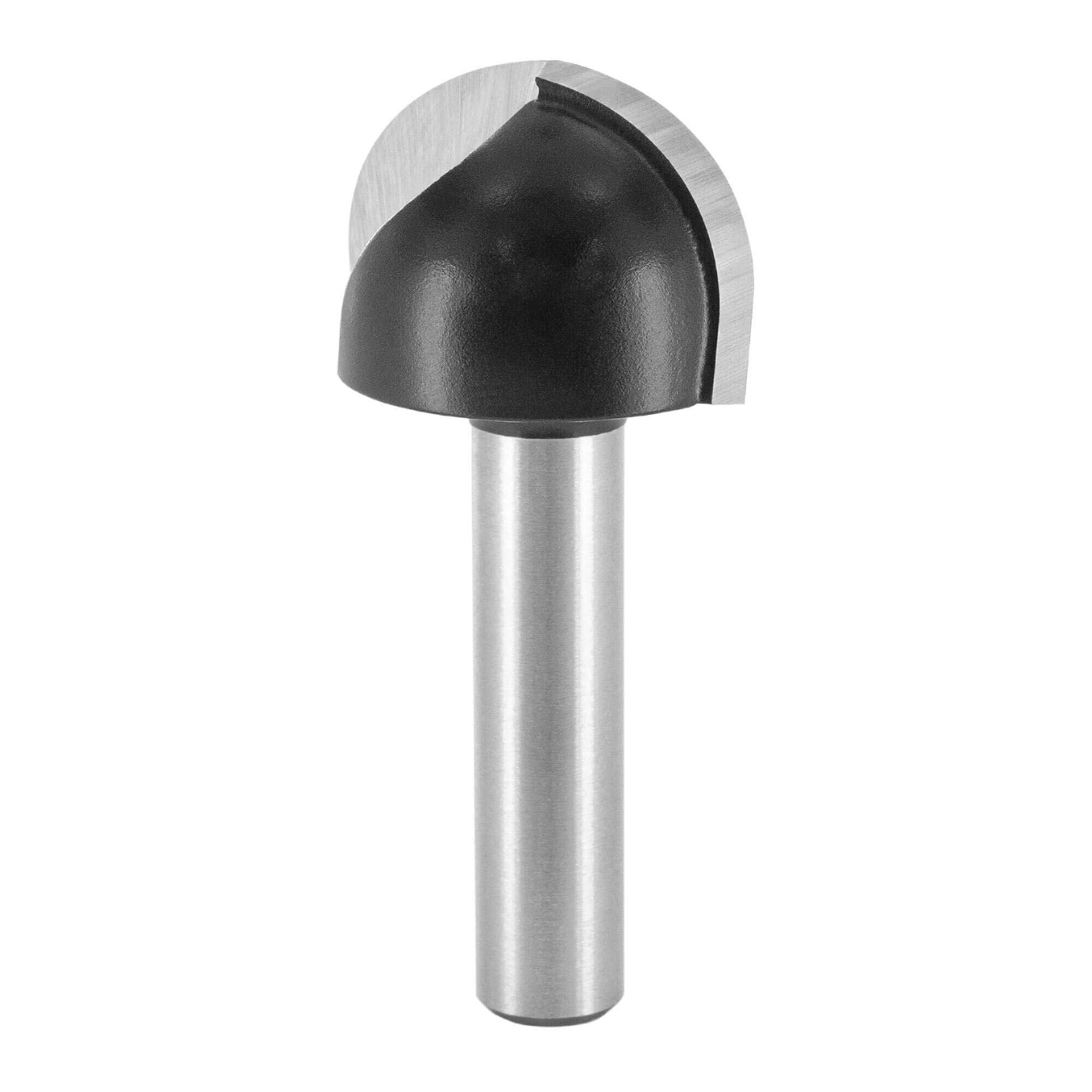 ENT 12298 Cove Cutter, Shank (S) 8 mm, Radius (R) 12 mm, Diameter (D) 24 mm, NL 16 mm, SL 32 mm, Carbide Tungsten, Woodworking, Router