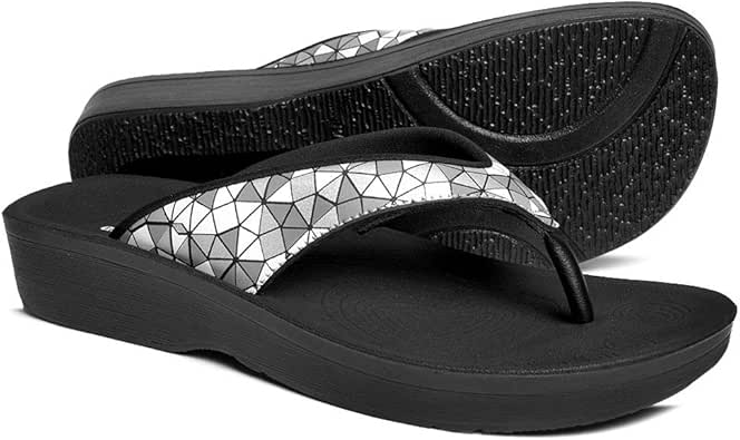 Amazon.com | AEROTHOTIC Original Orthotic Comfort Thong Style Flip Flops Sandals for Women with 