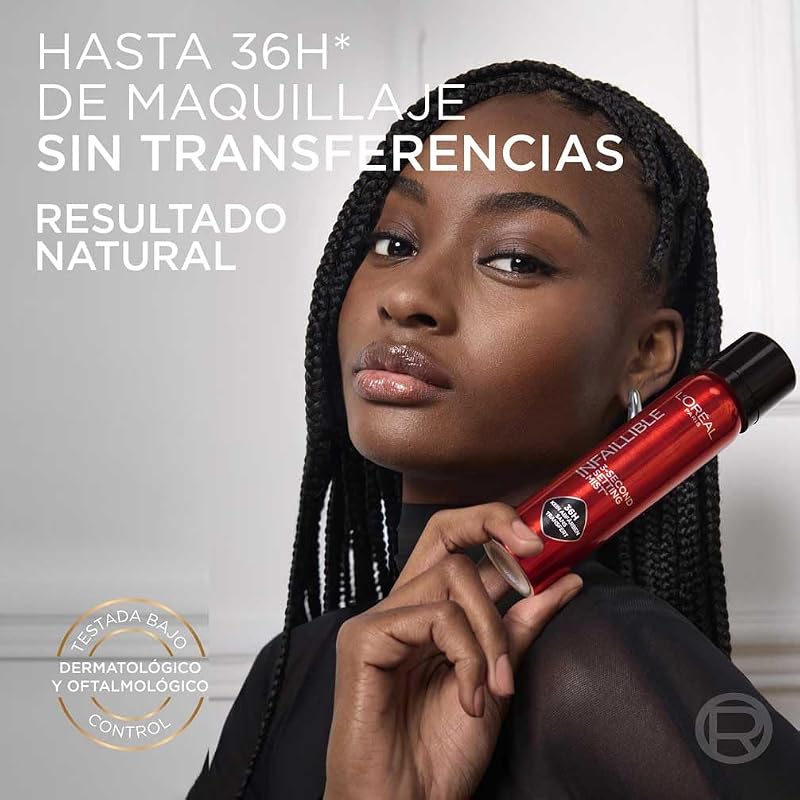 L'oréal paris infaillible makeup setting spray, à prova d'água, permanece até 36 horas, 75 ml