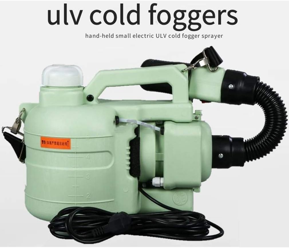 Handheld Electric 5L Sprayer Machine Mosquito Killer,Cold ULV Foggers Generate,Spray Range Up To 7-9 Meters Suitable for Disinfection of Lawns, Gardens, Factories